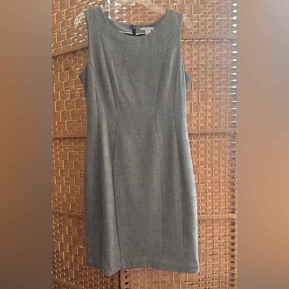 H&M WOMEN'S
SLEEVELESS GLEN PLAID
SHIFT SHEATH DRESS - Picture 2 of 6